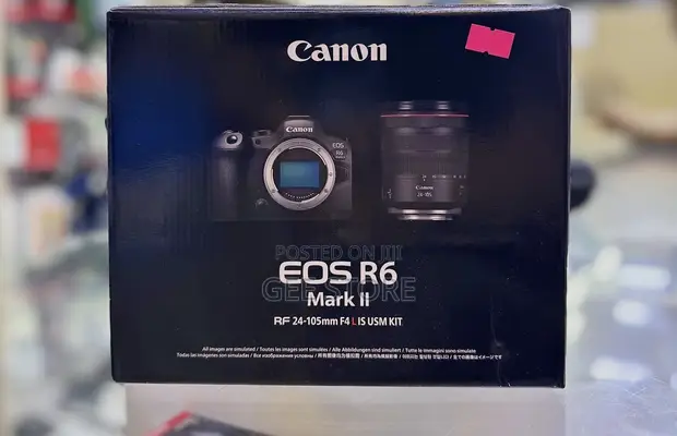 Canon EOS R6 Mark II Kamera ya Mirrorless na RF 24-105mm f/4L Lens - 1