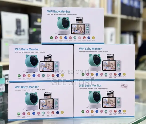 Wifi Baby Monitor chenye Skrini ya Inchi 5 ya HD - 1