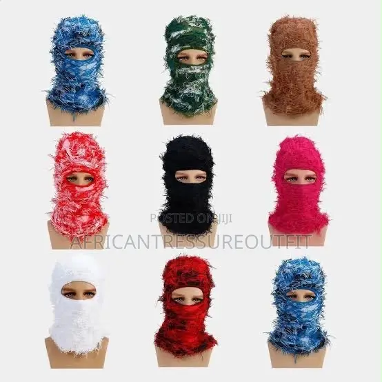 Balaclava ya Kufunika Uso ya Pamba - Tundu Moja - 1