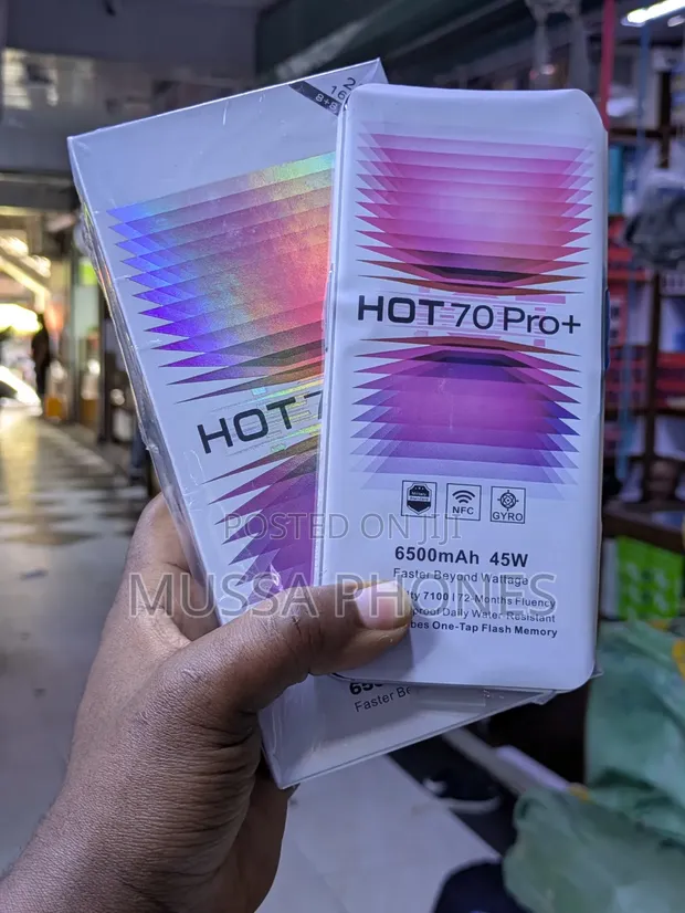 New Infinix Hot 70 Pro 5G+ 256GB Silver - 1
