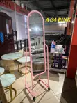 A-35 Full-Length Standing Mirror - Black/White - 2