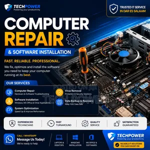 Ukarimu wa Kompyuta & Usakinishaji Programu - Laptop/Desktop