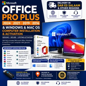 Microsoft Office Pro Plus 2024/2021/2019/2016 - Windows & Mac