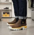CAT Brand Men's Leather Classic Boots - 5