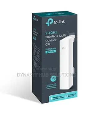 TP-Link CPE220 2.4GHz 300Mbps 12dBi Nje ya Nyumba CPE