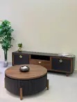 Modern Sitting Room Set - Coffee Table & Showcase - 5