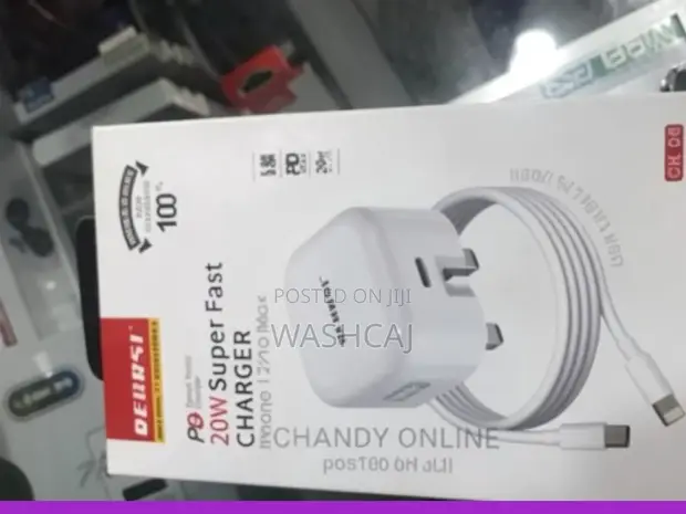 Apple 20W UK USB-C Fast-Charge Adapter - 1