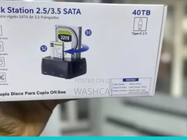 Dual-Bay SATA HDD/SSD Docking Station (USB 3.0) - 1