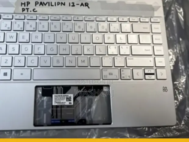 Kibodi ya HP Pavilion 13-aqpt.C na Touchpad na Palmrest - 1