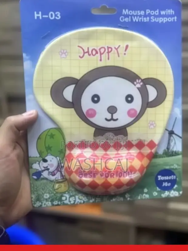 Brand New Mouse Pad with Gel Wrist Support - 1