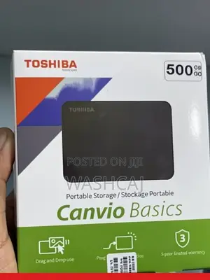 500GB Toshiba External Hard Drive