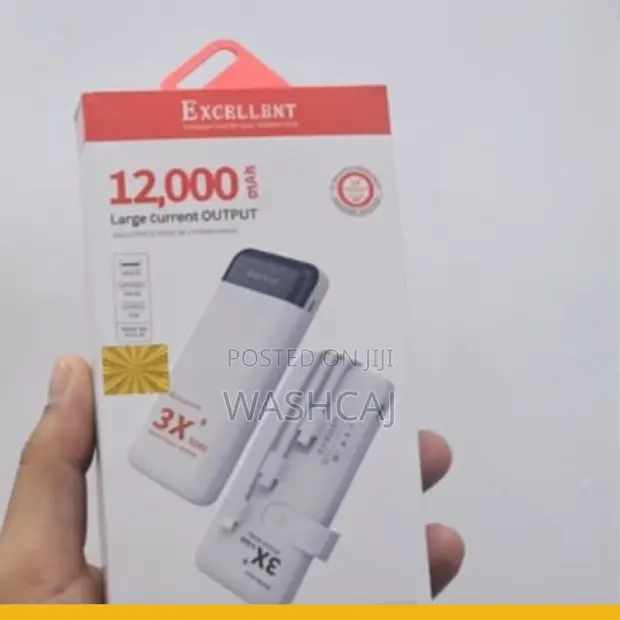 Excellent 12,000mAh Power Bank - 1