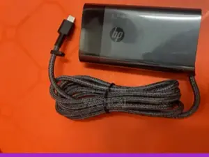 HP 65W USB-C Laptop Charger, Type-C Adapter, Black