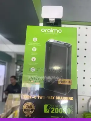 Oraimo 20000mAh Power Bank Type-C Two-Way Charging
