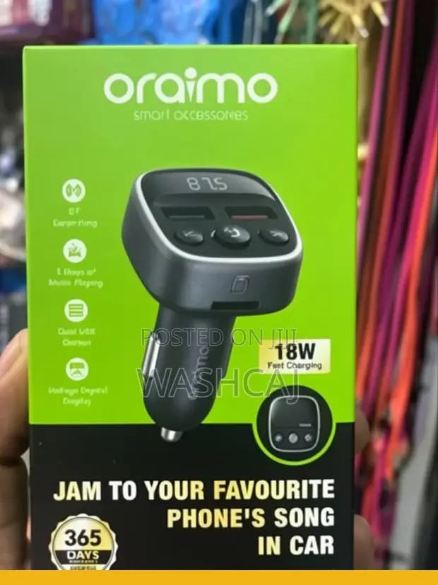 Oraimo Car Bluetooth Modulator Boulevard na USB Mbili - 1