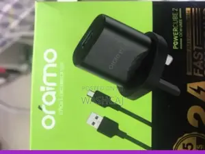 Oraimo Smart Fast Charger with Type-C Cable - Black/White