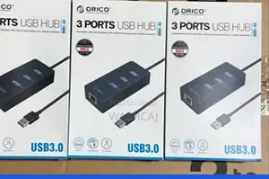 ORICO 3-Port USB Hub with Ethernet LAN Adapter