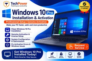 Windows 10 Pro Installation & Activation - Laptop/PC