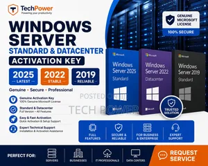 Windows Server 2025/2022/2019 Standard & Datacenter License Key
