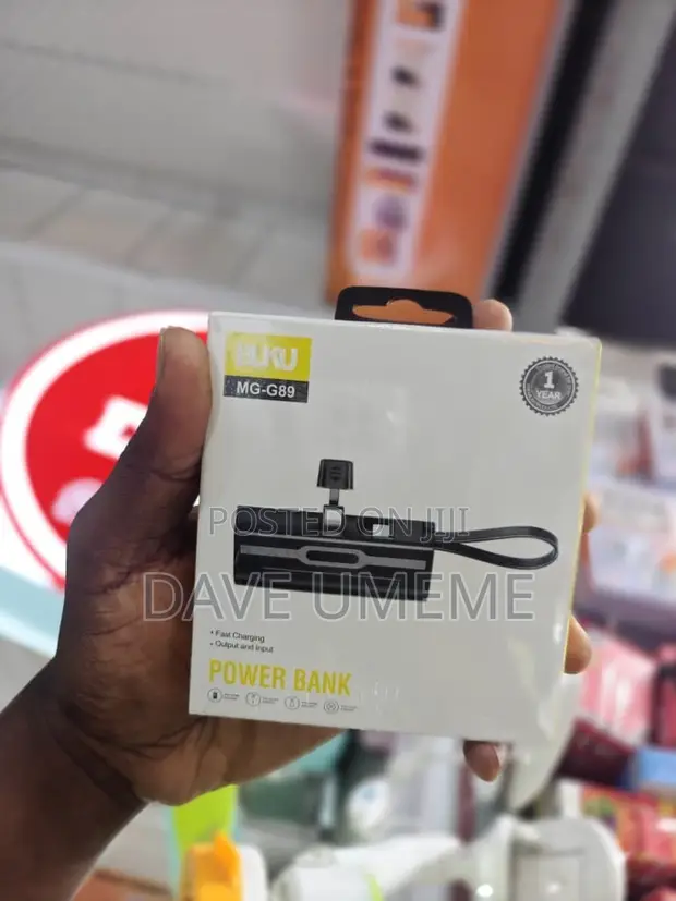 Portable Power Bank 5000mAh - Black - 1