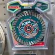 TOTAL Turbo Diamond Disc - 115mm (4-1/2") - 1