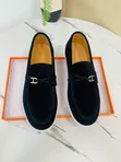 Hermes Classic Simple Leather Shoes - 1