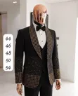 Higher Collection Men's Wedding Suit - Black - 2