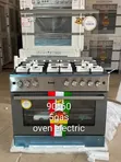 EvoQ 90x60cm Free Standing Cooker - 5 Gas Burners, Electric Oven - 1
