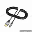 Micro HDMI to HDMI Coiled Cable | 60Hz Flexible Spiral - 1