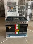 EvoQ 90x60cm Cooker - 4 Gas + 2 Electric Plates with 110L Oven - 1