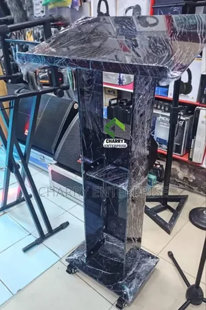Modern Acrylic Floor Standing Podium Lectern