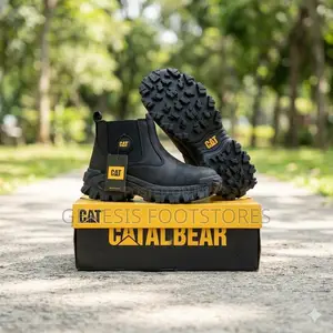 Caterpillar Leather Safety Boots