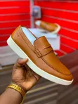 Ecco Men's Casual Leather Loafers - New Original - 4
