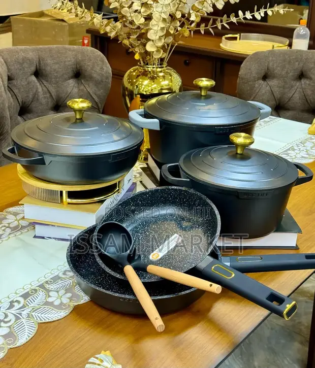 Stainless Steel Sufuria Full Set - 1