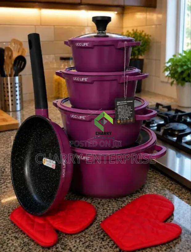 Heavy Granite Non-Stick Cookware Set (10 Pcs) - 1