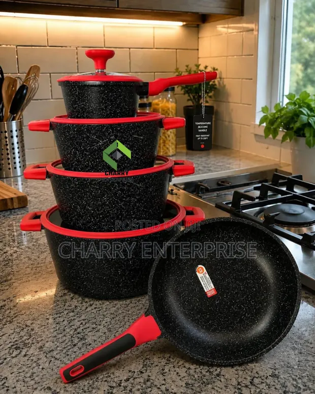 Modern Heavy Non-Stick Cookware Set (5 Piece) - 1
