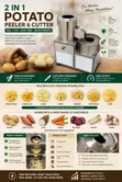 Potato and Carrot Peeler Cutter Machine - 5