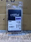 Crucial 32GB DDR5 SODIMM RAM (Mpya Kabisa) - 1