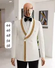 Men's White Suit Stock - 1