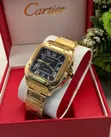 Santos de Cartier - Silver & Navy Gold - 1