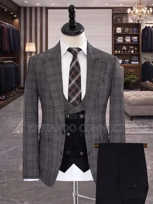 VINSTILO Italian Draft Suit - Gray