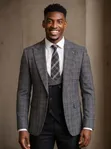 VINSTILO Italian Draft Suit - Gray - 2