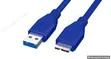 USB 3.0 Micro External Hard Drive Cable 1m (Blue) - 1