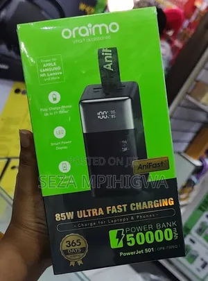 Oraimo PowerJet 501 50,000mAh 85W Fast Charging Power Bank