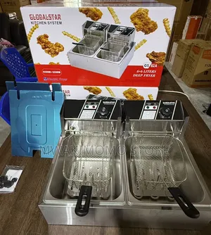 GlobalStar Kitchen System GS-82A Dual Tank Deep Fryer