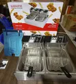 GlobalStar Kitchen System GS-82A Dual Tank Deep Fryer - 1
