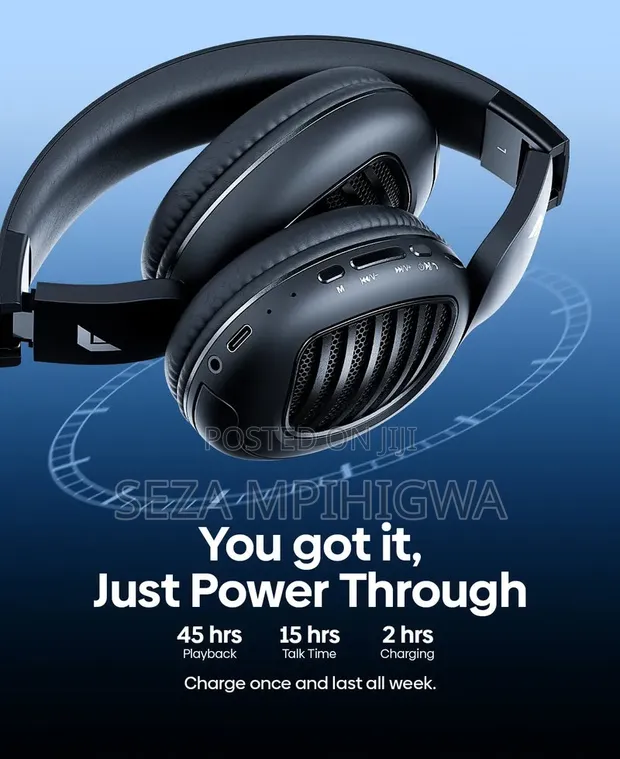 Wireless Bluetooth Headphones V5.0 - 45H Playback | AUX, SD Card - 1