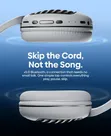 Wireless Bluetooth Headphones V5.0 - 45H Playback | AUX, SD Card - 2