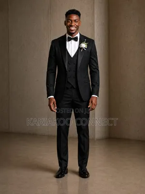VINSTILO Boss Style Black Suit