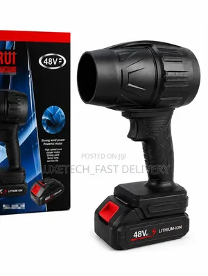 Cordless Turbo Air Blower - Rechargeable Lithium Battery Fan